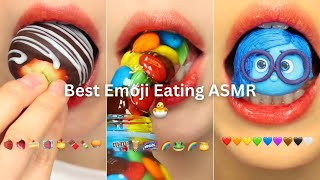 EMOJI EATING CHALLENGE ASMR  TIKTOK FOOD COMPILATION  Super Satisfying [upl. by Adneram]