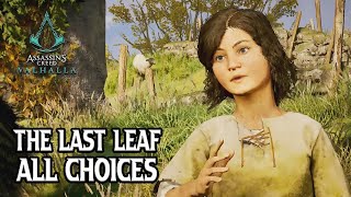 Assassins Creed Valhalla  The Last Leaf of Fall All Choices [upl. by Eddina225]