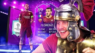 WHAT ARE THESE STATS 89 UCL MOMENTS FLORENZI PLAYER REVIEW FIFA 19 Ultimate Team [upl. by Unam]