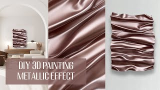 HOW TO CREATE 3D PAINTING  metallic effect [upl. by Aramat725]