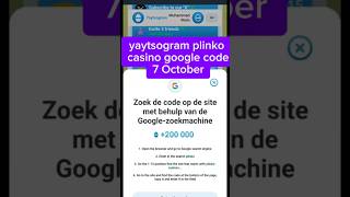 Yaytsogram plinko casino google code 7 October yaytsogram [upl. by Hanforrd317]