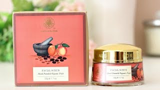 Forest Essentials Hand Pounded Organic Fruit Scrub Review [upl. by Zug572]