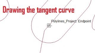 305 Editing lines  How to create the tangent curve [upl. by Delphina789]