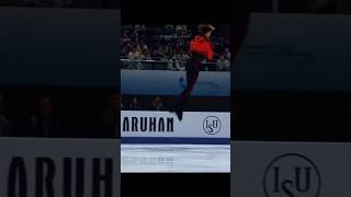 The first quad axel to be done in a short program ever figureskating [upl. by Eversole]