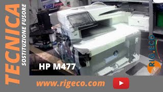 Sostituzione GRUPPO FUSORE hp color laserjet M477 mfp [upl. by Eelarak217]