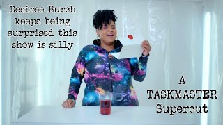 Desiree Burch Keeps Being Exasperated By The Basic Premise of TASKMASTER a series 12 compilation [upl. by Yllas929]