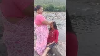 womens oil massage from hogenakkal Nature falls [upl. by Undis]