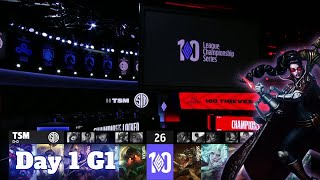 TSM vs 100  Day 1 LCS 2022 Lock In Groups  TSM vs 100 Thieves full game [upl. by Anuahs]