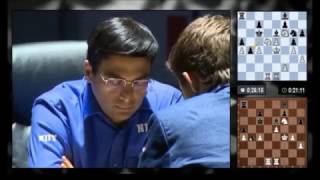 Magnus Carlsen vs Viswanathan Anand  FINAL GAME  World Chess Championship 2014 [upl. by Icart436]