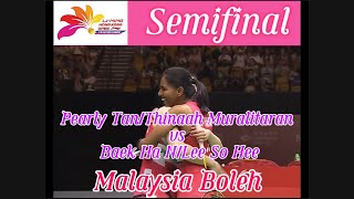 LiNing Hong Kong Open 2024 Semifinal  Pearly TanThinaah Muralitaran vs Baek Ha NaLee So Hee [upl. by Melinda]