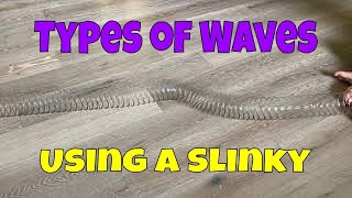 Slinky Demonstration of Longitudinal and Transverse Waves [upl. by Robinett]