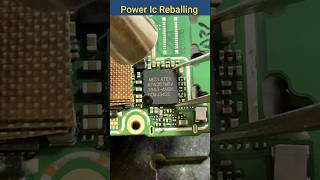 Power Ic Reballing 🔥 technology mobilerepair [upl. by Oiceladni298]