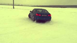 БМВ F30 320i RWD SNOW DRIFT [upl. by Klockau]