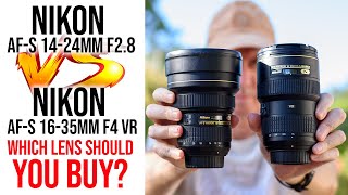 Nikon 1424mm VS Nikon 1635mm  Which Lens Should You BUY [upl. by Katonah]