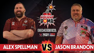 Alex Spellman vs Jason Brandon  USSDA Cricket Final  Cherry Bomb [upl. by Ahsets708]