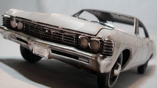 AMT 125 1967 Chevrolet Impala SS Scale Model Car [upl. by Rhine]