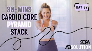 Shred amp Sculpt 30Min Cardio Core Pyramid Stack Workout  ABSOLUTION 2024 DAY 2 [upl. by Candida]