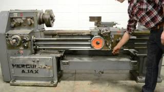 Mazak 18 Hercules Ajax 18quot x 60quot Gap Bed Engine Lathe [upl. by Leahcimnaj]