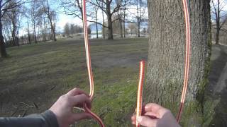 How to tie a Bowline  Arborist knot tying [upl. by Drye]