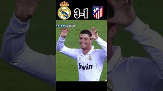 Real Madrid 🆚 Atlético de Madrid  Ronaldo Hattrick  La Liga 2012 Highlights football shorts [upl. by Aserehs]