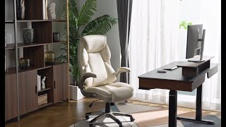 Faux Leather Office ChairEureka Ergonomic [upl. by Juliette485]