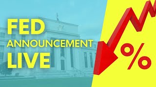 FED Announcement LIVE [upl. by Clayson]