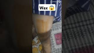 Leg wax for beginners🦵shortsviralshortstrending [upl. by Esenaj452]