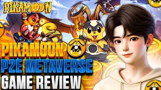 🎮 Pikamoon The Future Of P2E METAVERSE Game 2025 [upl. by Kiryt]