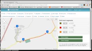 Split and move GPS track segments [upl. by Snahc]