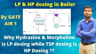 LP and HP dosing in Boiler  Why TSP dosing done in boiler drum while Hydrazine dosing is LP dosing [upl. by Daveen]