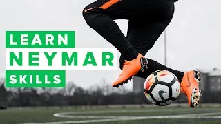 TOP 5 Neymar football skills pt 2  Learn to dribble like Neymar [upl. by Leahcimaj]