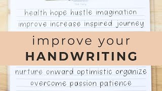 How To Improve Your Handwriting  5 Tips for Better Handwriting [upl. by Skipton]