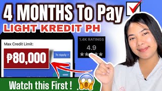 ₱80K LOAN at MABABANG INTEREST sa Light Kredit Ph  For REAL BA  Alyssa Nevado [upl. by Hinman]