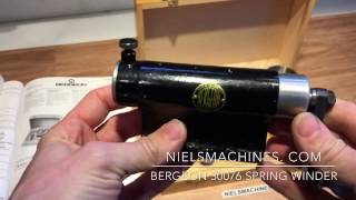 Bergeon 30076 Clock Mainspring Winder [upl. by Aniraz]