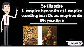 5e Histoire  Byzance et lEurope carolingienne [upl. by Hillyer]