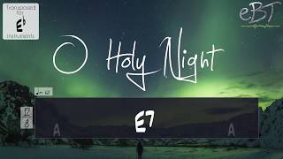 O Holy Night  Backing track in C Major Eb [upl. by Corie]