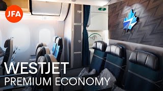 WestJet Boeing 787  PREMIUM ECONOMY  London Gatwick LGW to Vancouver YVR  TRIP REPORT [upl. by Ronoel]