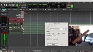 You Rock Guitar as a midi controller to play in Ardour [upl. by Meeker112]