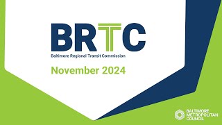 BRTC Meeting November 8 2024 [upl. by Marston540]