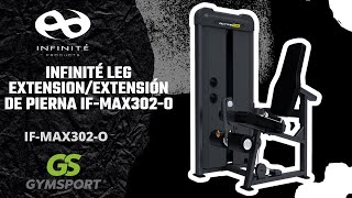 Infinité Leg ExtensionExtensión de Pierna IFMAX302O [upl. by Pedroza]