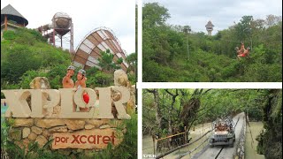 XPLOR BY XCARET VLOG tirolesas anfibios toboganxote🫨 [upl. by Essam172]