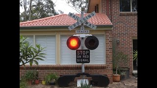 My backyard Level Crossing signal [upl. by Nryhtak]