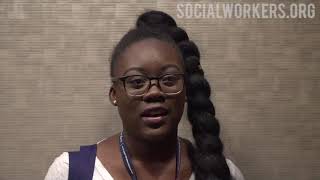 Social worker Janae McCray talks about the value of NASW membership  Why join NASW [upl. by Imena]