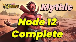 Dark Dimension 7 Node 12 COMPLETED MYTHIC NOT BAD DD7 Mephisto  MARVEL Strike Force  MSF [upl. by Adnohser956]