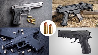 Las 15 Mejores Armas Calibre 9mm [upl. by Yruam]