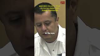 Man who killed 6 year old in DUI crash cries during sentencing [upl. by Nnylf]