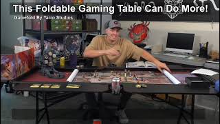 Gamefold  The First Folding Table Designed For Gaming wwwyarrostudioscomgamefold [upl. by Attennot]