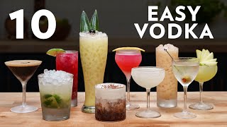 10 Best Vodka Cocktails Quick  Easy and Tasty [upl. by Brandi]