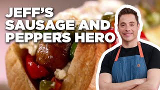 How to Make Jeffs Sausage and Peppers Hero  Food Network [upl. by Penoyer]