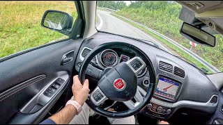 2012 Fiat Freemont 20 Multijet II 16v 170HP 0100 POV Test Drive 1833 Joe Black [upl. by Anivas979]